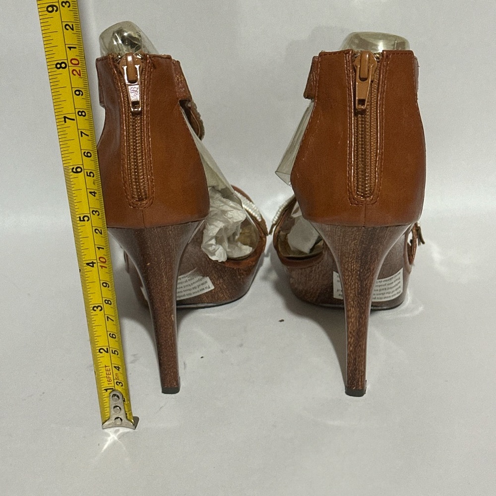 Anne Michelle Brown Embellished Women's Sandals - Picture 11 of 13